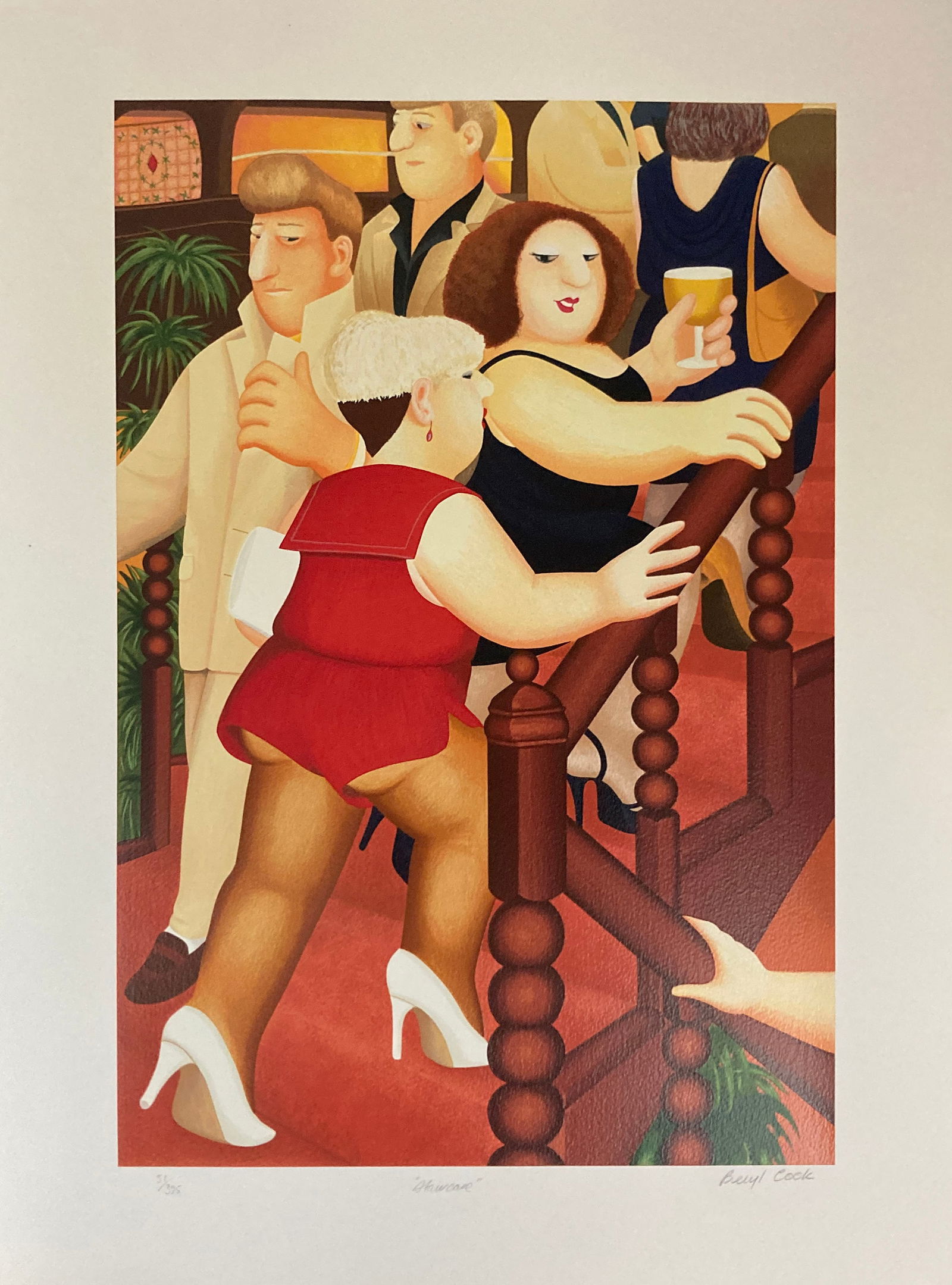 Beryl Cook - Staircase (1 of 1)