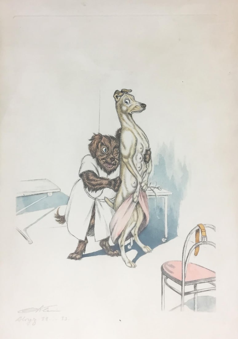 French Artist - Doctor Dogs (1 of 1)