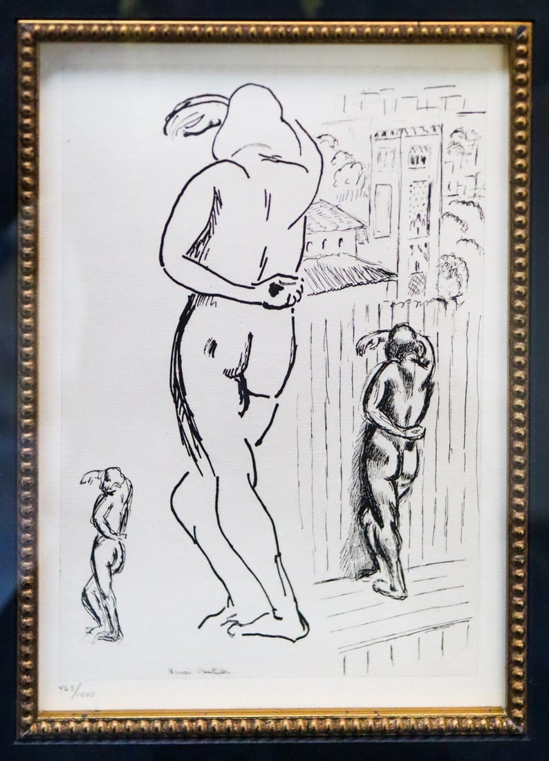Henri Matisse - Untitled 30 (After): Artist: Henri Matisse Title: Untitled 30 Dimensions: 10in. by 7in. Weight: 0 Edition: From the rare limited edition of 1000 Medium: Original lithograph on paper