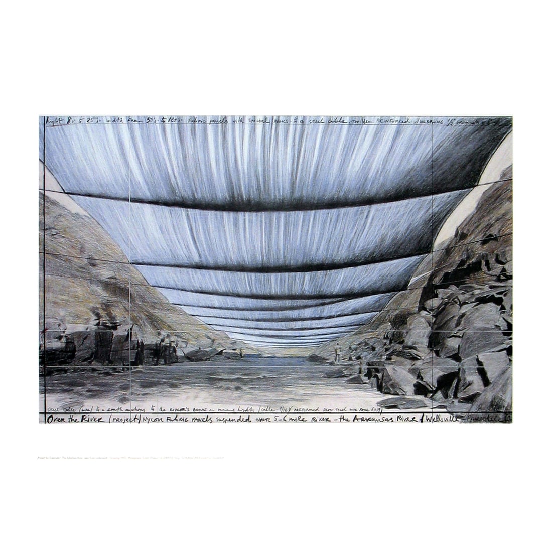 Christo - Over The River Project V Under (1 of 1)