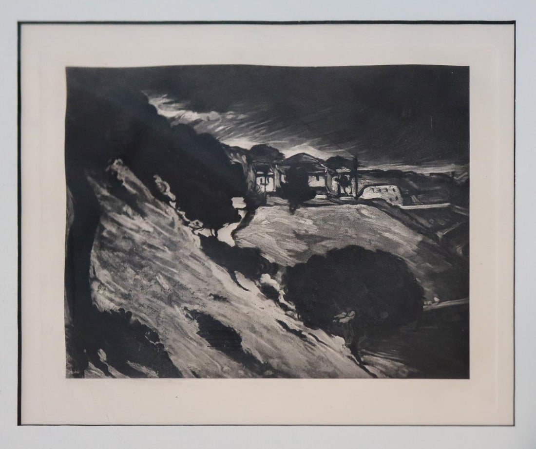 Paul Cezanne - La Toits Rouges: Artist: Paul Cezanne Title: La Toits Rouges Year: 1914 Dimensions: 10in. by 8in. Weight: 0 Edition: From the rare limited edition of 650 impressions