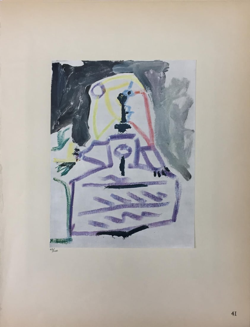 Pablo Picasso (After) - Les Menines 41: Artist: Pablo Picasso (After) Title: Les Menines 41 Year: 1957 Dimensions: 7.5in. by 9in. Edition: From the rare limited edition of 100 Publisher: Editions Cerc