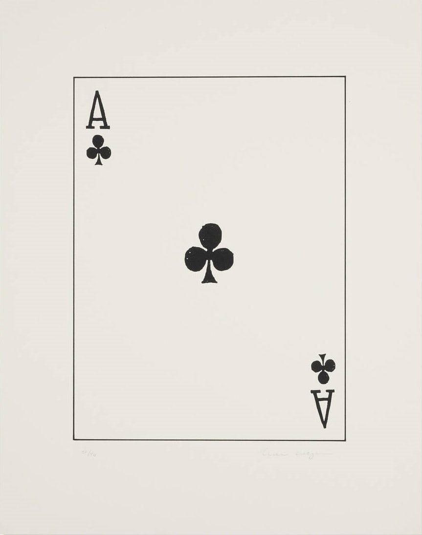 William Wegman - Royal Flush: Ace Of Clubs (1 of 1)