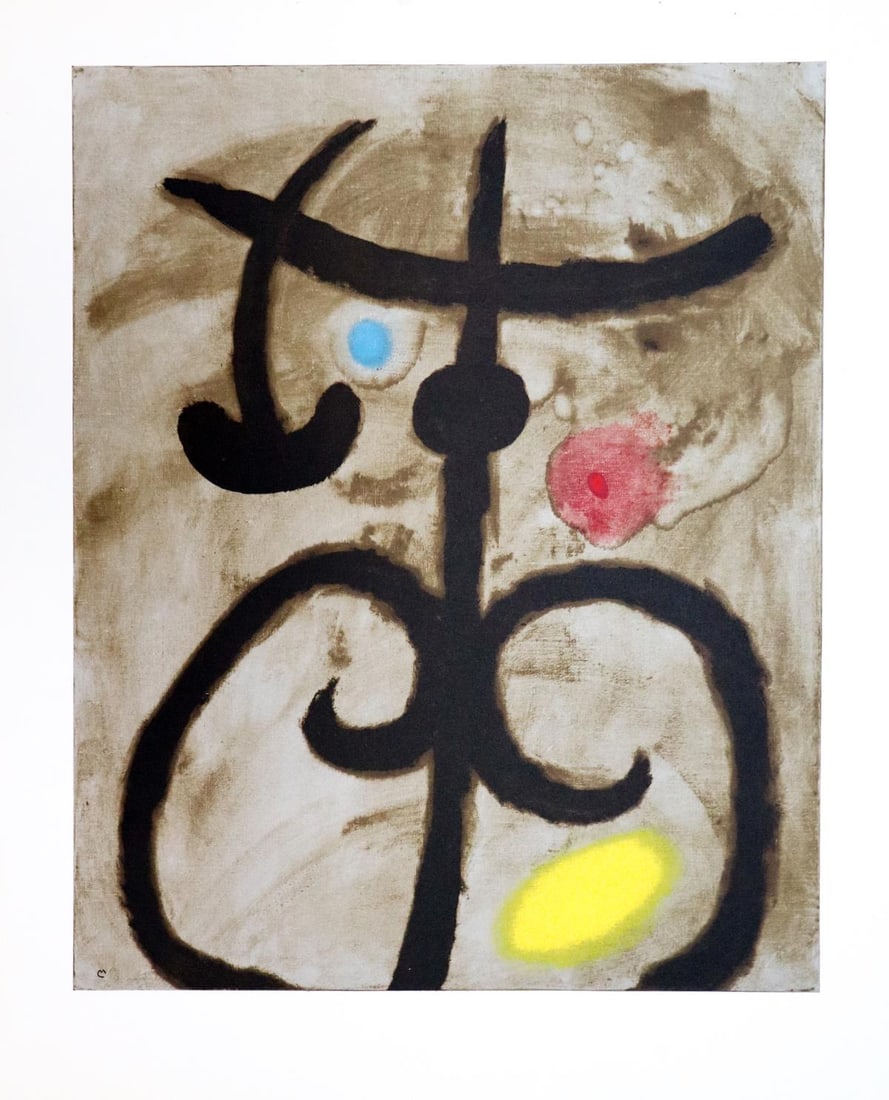 Joan Miro - Untitled 1.7: Artist: Joan Miro Title: Untitled 1.7 Year: 1965 Dimensions: 23in. by 17.75in. Edition: From the rare limited edition of 50 Publisher: Maeght Editeur