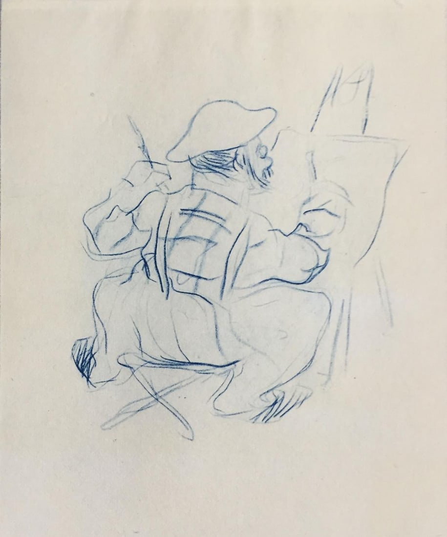 Henri Toulouse-Lautrec (After) - Untitled X from 70: Artist: Henri Toulouse-Lautrec (After) Title: Untitled X from 70 Dessins de Henri de Toulouse Lautrec Year: 1930 Dimensions: 12in. by 17in. Edition: V from the rare limited e