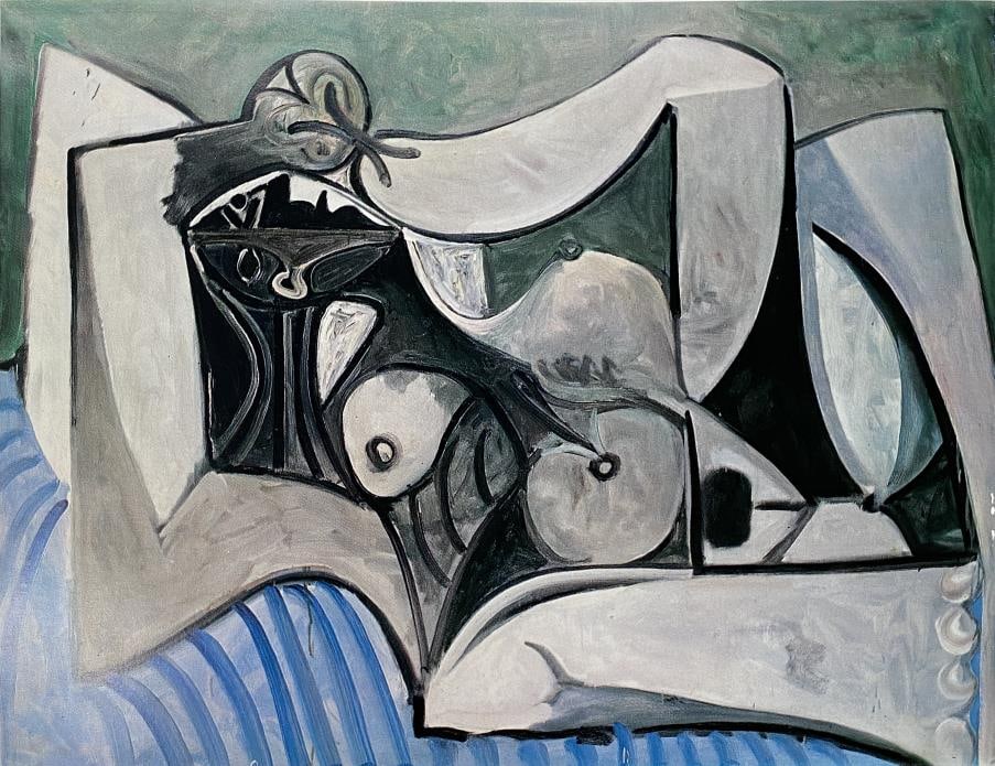 Pablo Picasso - Abstract Nude: Artist: Pablo Picasso Title: Abstract Nude Year: 1964 Dimensions: 7.25in. by 9.5in. Edition: From the Rare Limited Edition of 150 Publisher: Editions Cercle d'A