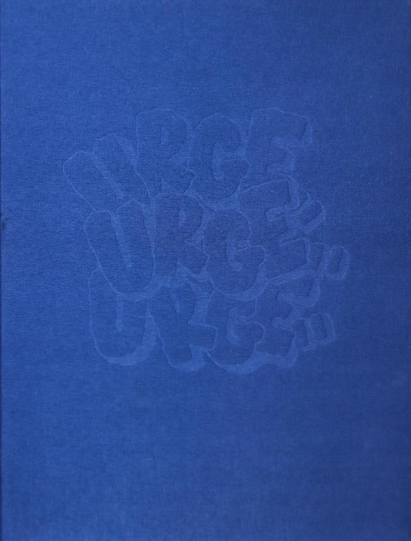 KAWS - Portfolio Cover: Artist: KAWS Title: Portfolio Cover Year: 2020 Dimensions: 18 3/4in. by 14 1/4in. Edition: From the Rare Limited Edition of 250 Suite: Urge Me