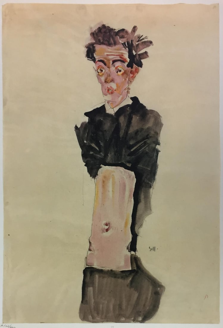 Egon Schiele (After) - Self Portrait (1 of 1)