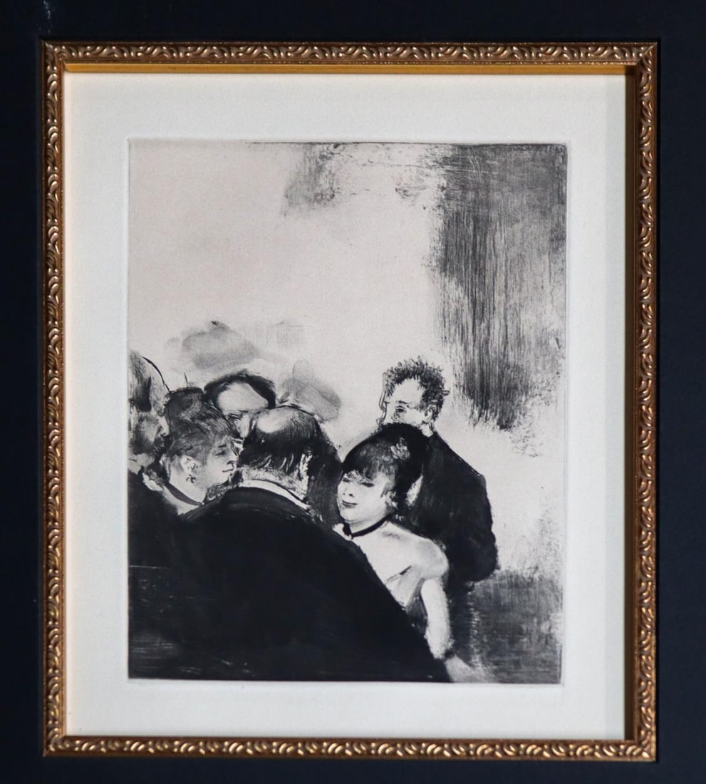 Edgar Degas - From La Famille Cardinal: Artist: Edgar DegasTitle: From La Famille CardinalYear: 1939Dimensions: 10in. by 8.25in.Edition: From the rare limited edition of 325 impressionsPublisher: Auguste Blaizot et Fils: ParisSuite: La