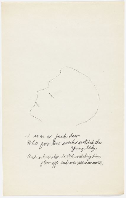 Andy Warhol - Letter J: Artist: Andy WarholTitle: Untitled 17Year: 1953Dimensions: 9.5in. by 6in.Edition: From the rare limited edition of approx. 100Publisher: Andy Warhol New YorkSuite: A is an AlphabetMedium: Original