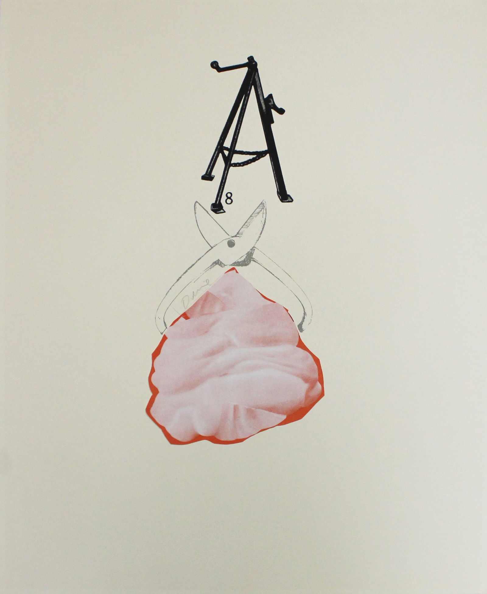 Jim Dine - Tool Box VI: Artist: Jim DineTitle: Tool Box VIYear: 1966Dimensions: 18 3/4 x 23 3/4 in.Edition: From the rare limited edition of 150Publisher: Editions Alecto, LondonSuite: A Tool BoxMedium: Screenprint in