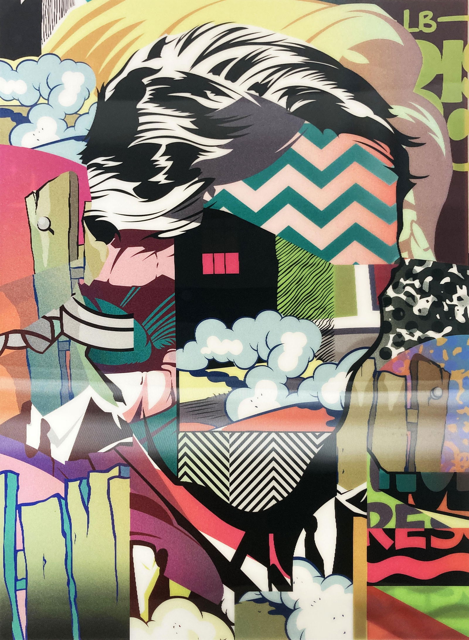 Pose - Gent: Artist: PoseTitle: GentYear: 2020Dimensions: 30in. by 22.5in.Edition: From the rare limited edition of 50Medium: Original 3 Phase Flip Lenticular PrintCondition: Excellent