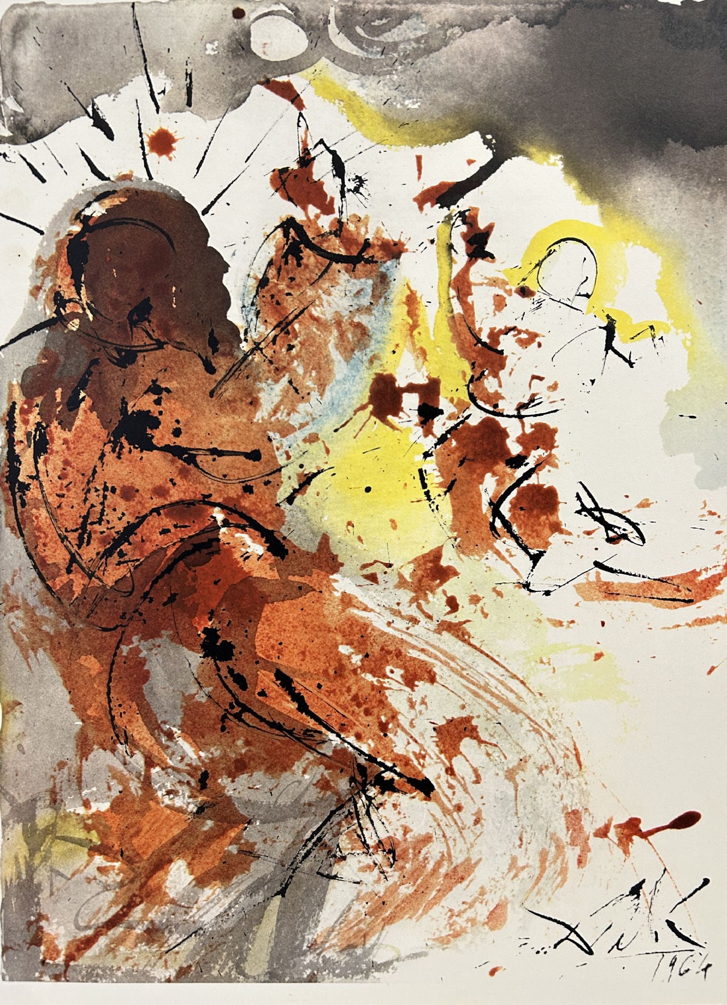 Salvador Dali - Saint Jerome (from Biblia Sacra): Artist: Salvador DaliTitle: Saint Jerome (from Biblia Sacra)Year: 1969Dimensions: 19 x 13 3/4 in.Edition: from the rare Limited Edition of 1499Publisher: Rizzoli Editions, MilanSuite: Biblia