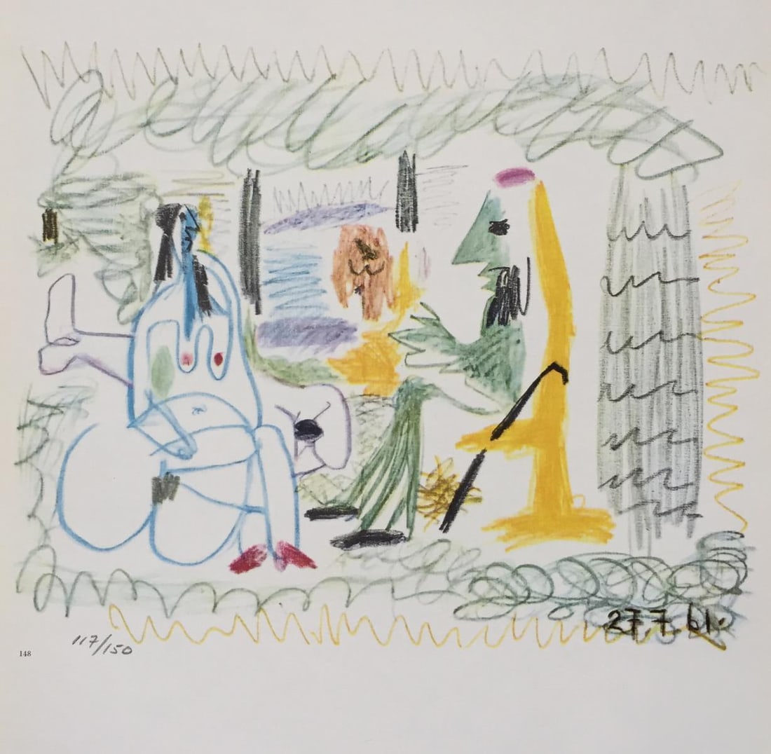 Pablo Picasso (After) - 27.7.61 from "Les Dejeuneres" (1 of 1)
