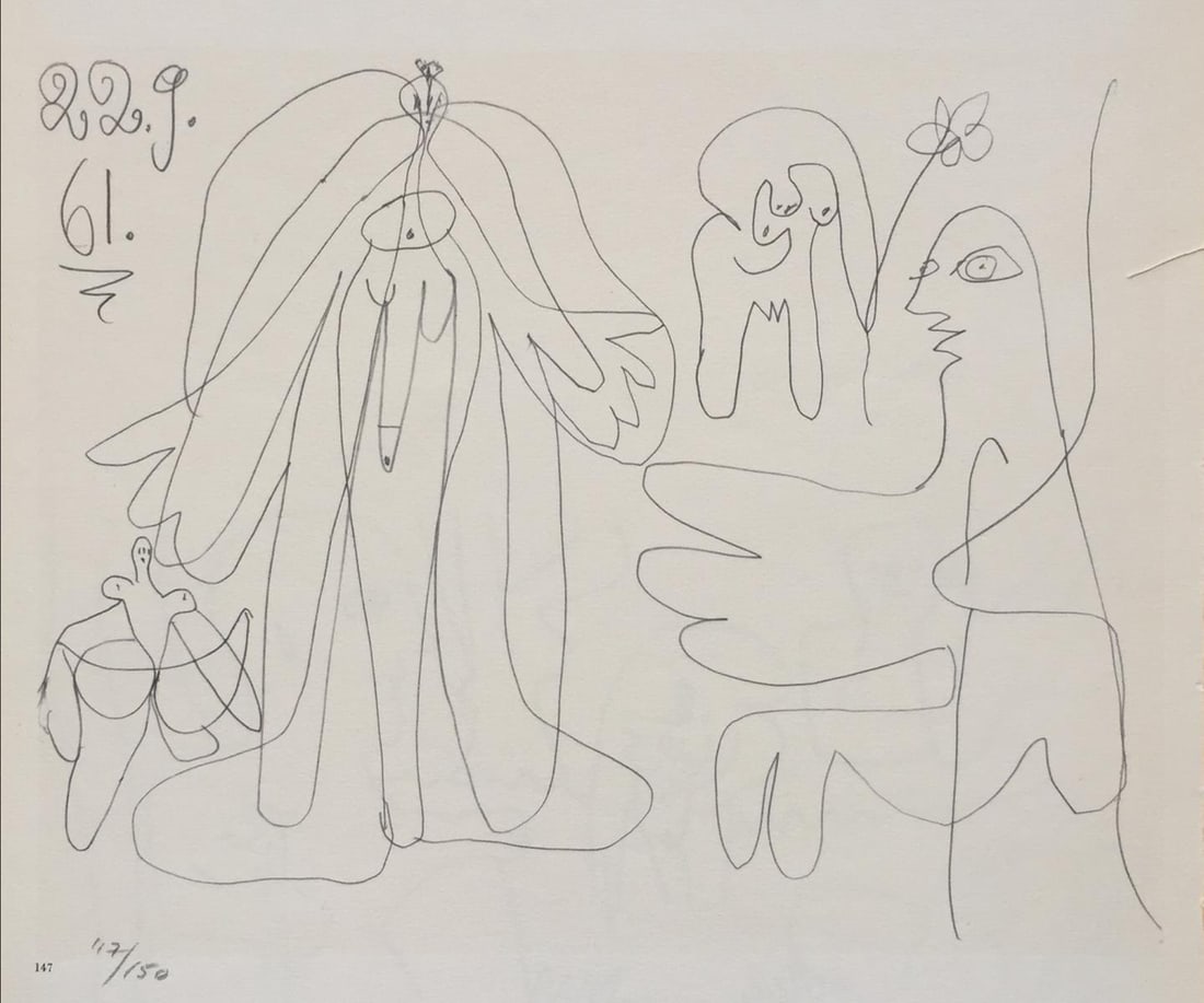 Pablo Picasso (After) - 22.9.61 from "Les Dejeuneres" (1 of 1)