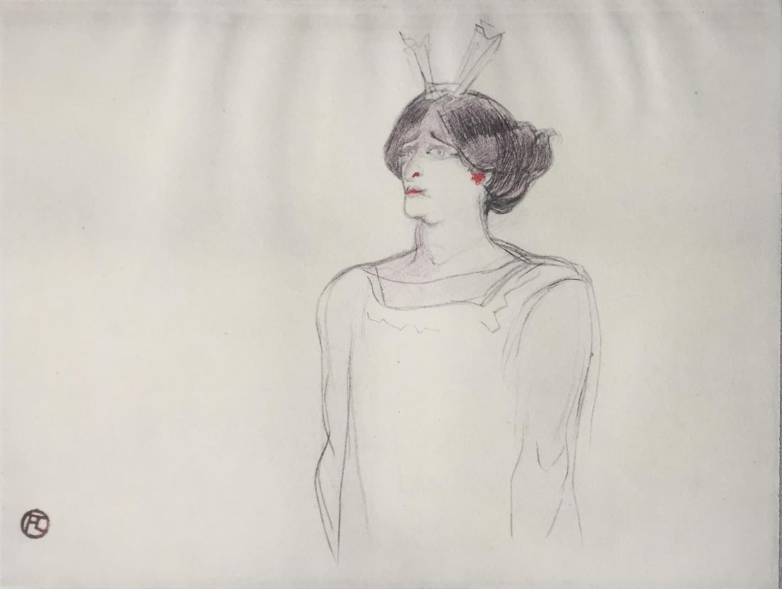 Henri Toulouse-Lautrec (After) - Untitled II from 70: Artist: Henri Toulouse-Lautrec (After) Title: Untitled II from 70 Dessins de Henri de Toulouse Lautrec Year: 1930 Dimensions: 12in. by 17in. Edition: V from the rare limited