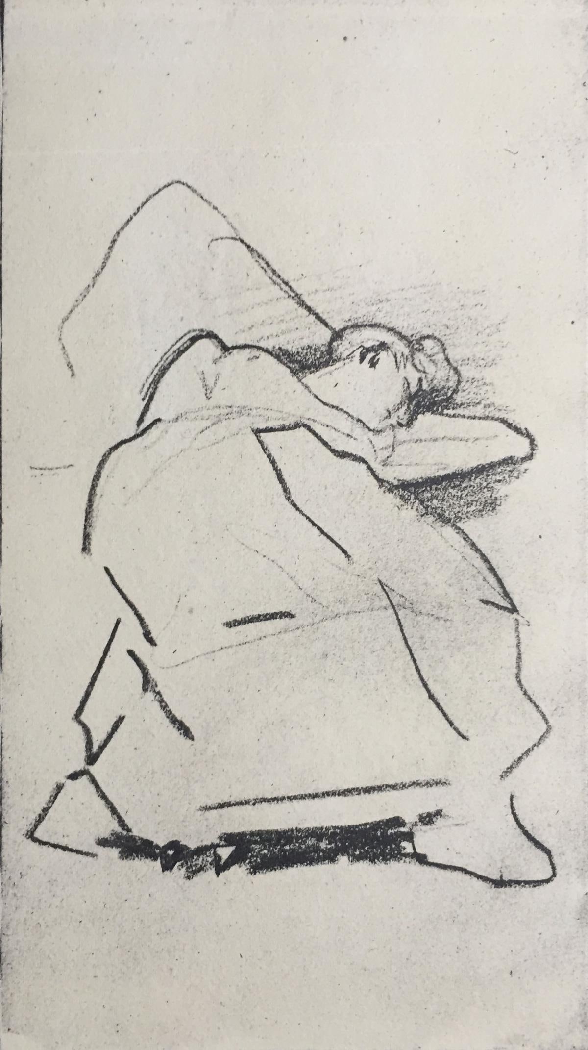 Henri Toulouse-Lautrec (After) - Reclining Woman: Artist: Henri Toulouse-Lautrec (After) Title: Reclining Woman Year: 1930 Dimensions: 12in. by 17in. Edition: V from the rare limited edition of X Publisher: Che