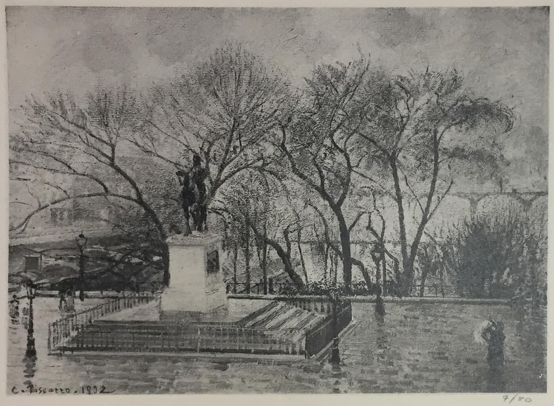Camille Pissarro (After) - Le Terre Plein du Pont Neuf (1 of 1)