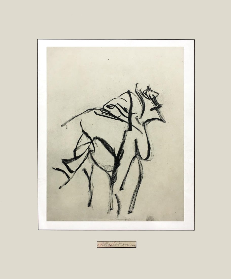 Willem De Kooning - Ode to Willem De Kooning III: Artist: Willem De Kooning Title: Ode to Willem De Kooning III Year: 1988 Dimensions: 22in. by 18in. Edition: From the Rare Limited Edition Publisher: The Museum