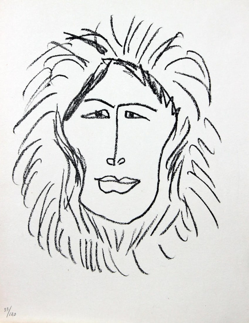 Henri Matisse - Une fete en Cimmerie III: Artist: Henri MatisseTitle: Une fete en Cimmerie IIIYear: 1963Dimensions: 10.5in. by 8.25in.Edition: 33 from the rare limited edition of 120Publisher: Teriade ParisMedium: Original lithograph on