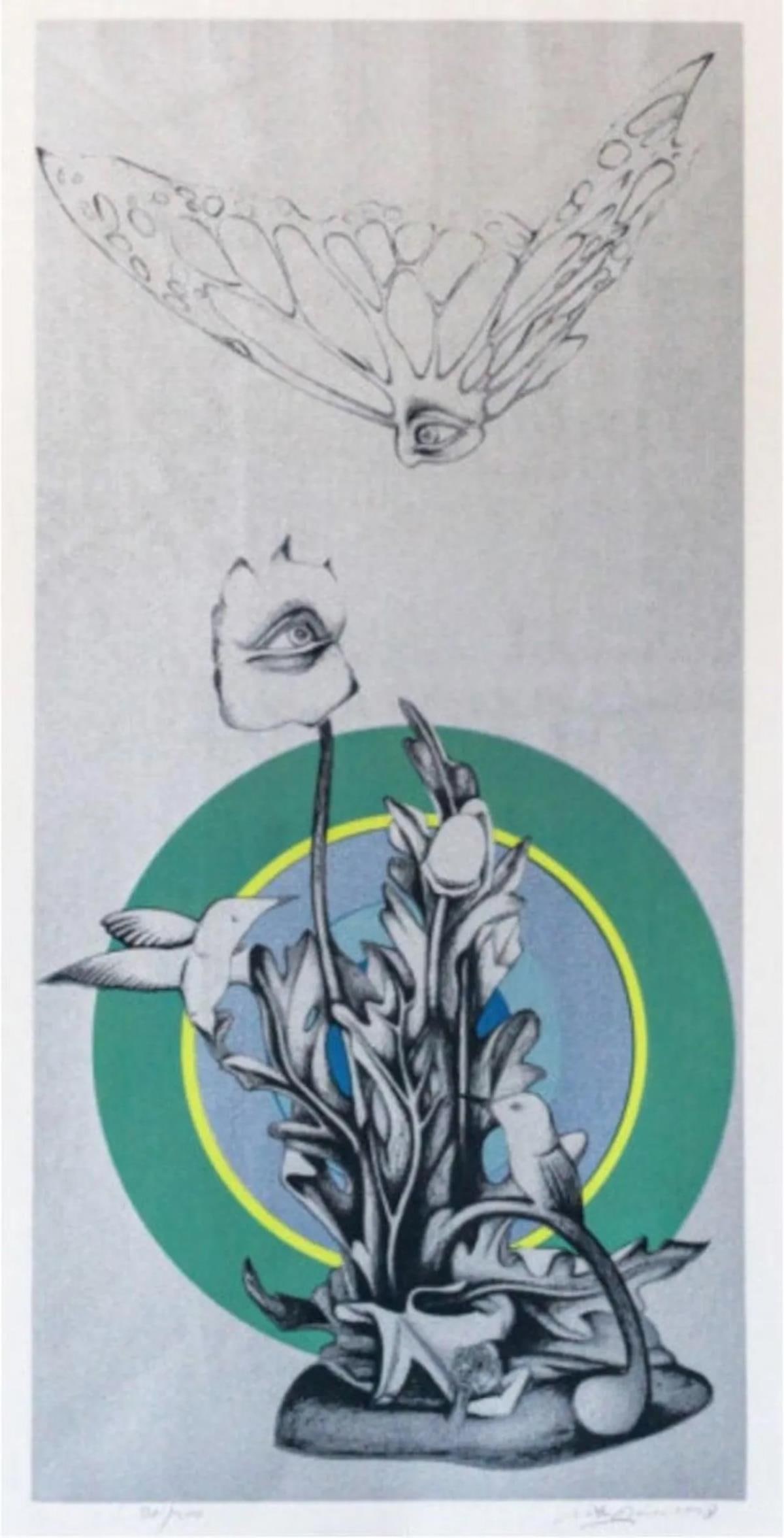 Rita Simon - Chance Encounter: Artist: Rita SimonTitle: Chance EncounterYear: 1978Dimensions: 40in. by 21in.Edition: From the Rare Limited Edition of 300Medium: ScreenprintCondition: ExcellentSignature Details: Hand Signed by