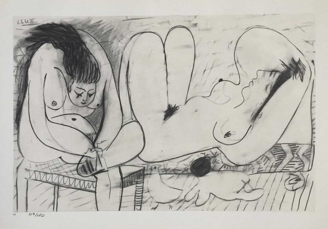 Pablo Picasso (After) - 6.6.61 XI from "Les Dejeuneres" (1 of 1)