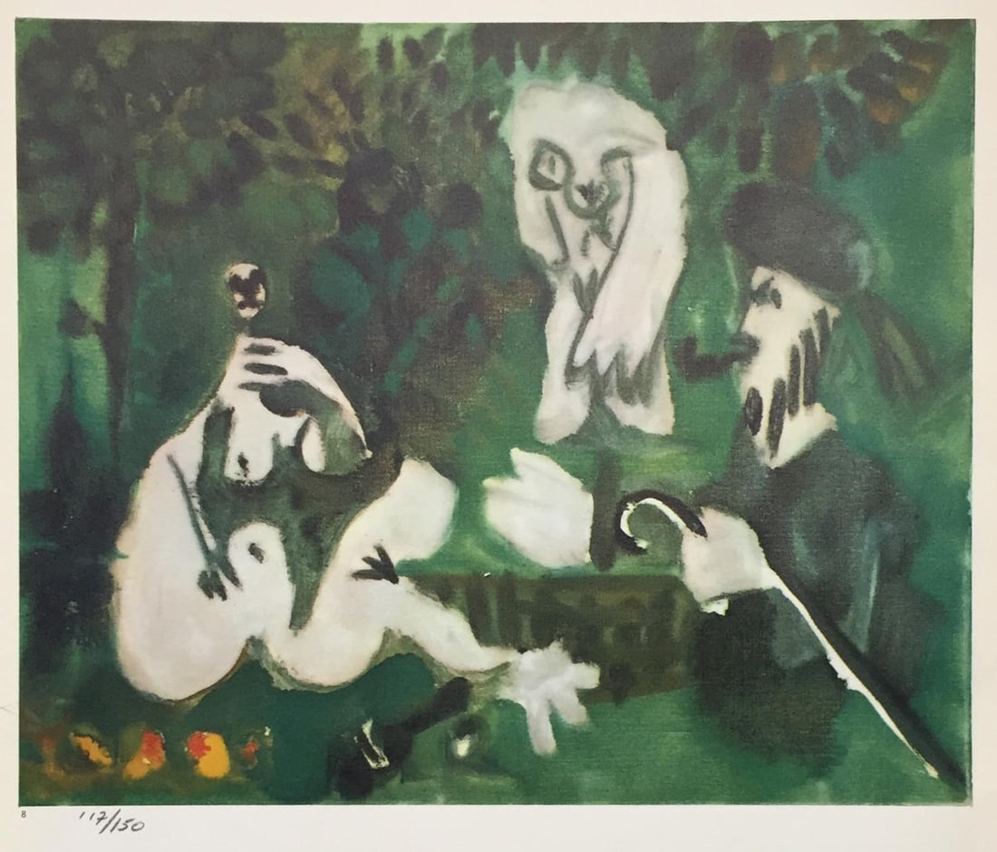 Pablo Picasso (After) - Plate 8 from "Les Dejeuneres" (1 of 1)