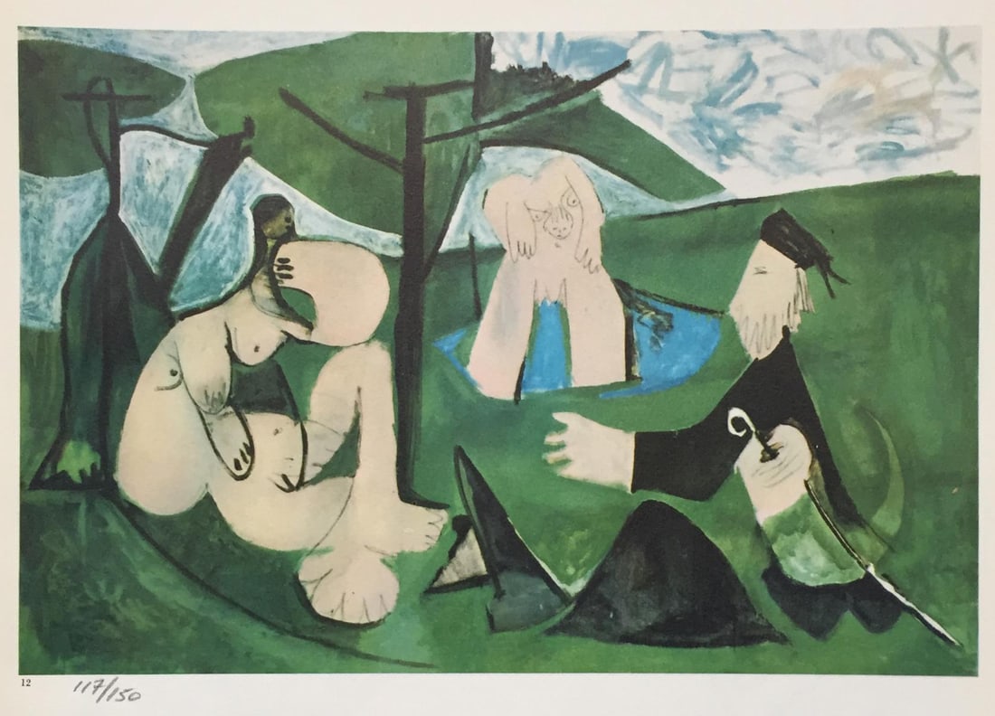 Pablo Picasso (After) - Plate 12 from "Les Dejeuneres" (1 of 1)