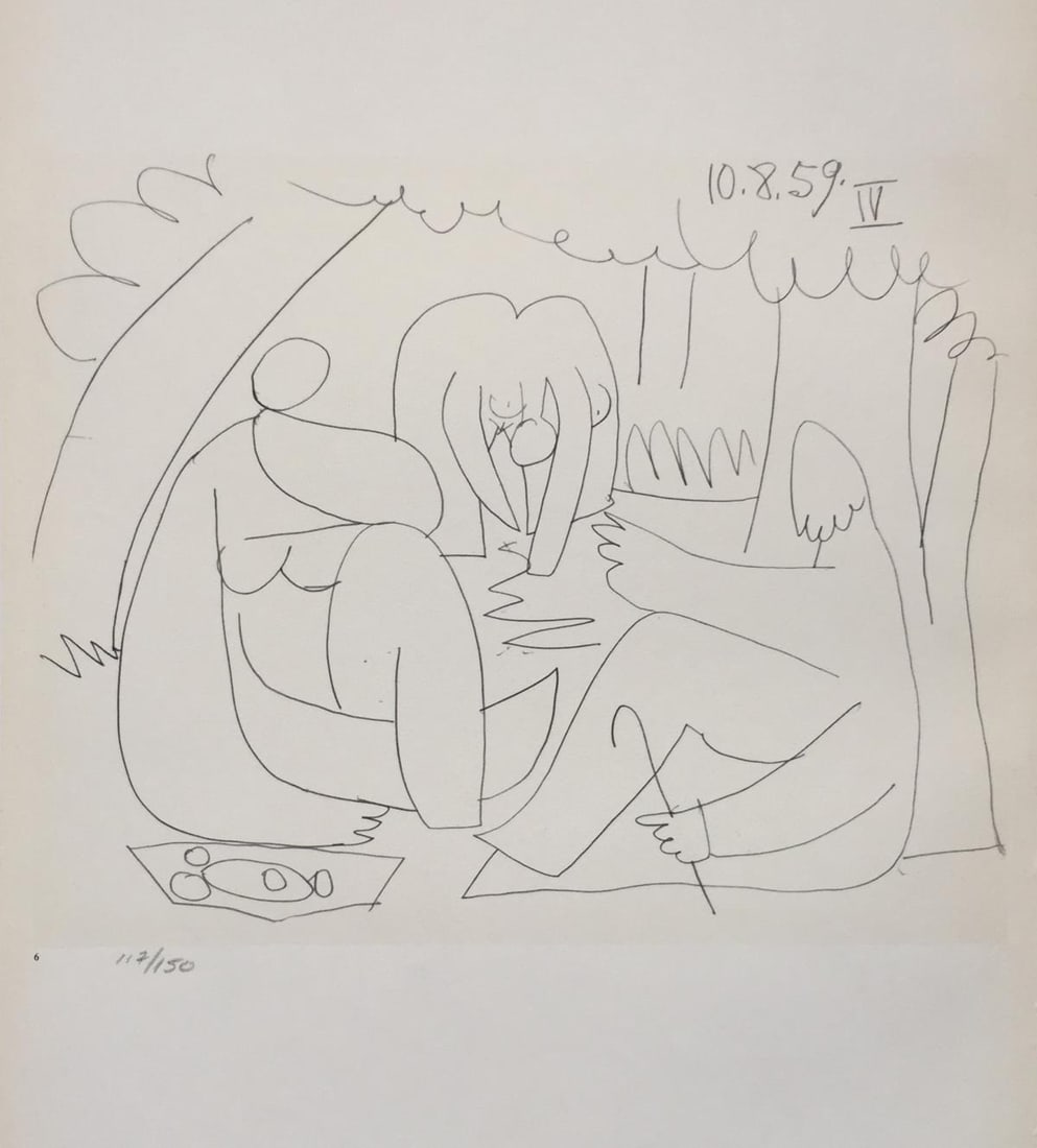 Pablo Picasso (After) - 10.8.59 IV from "Les (1 of 1)