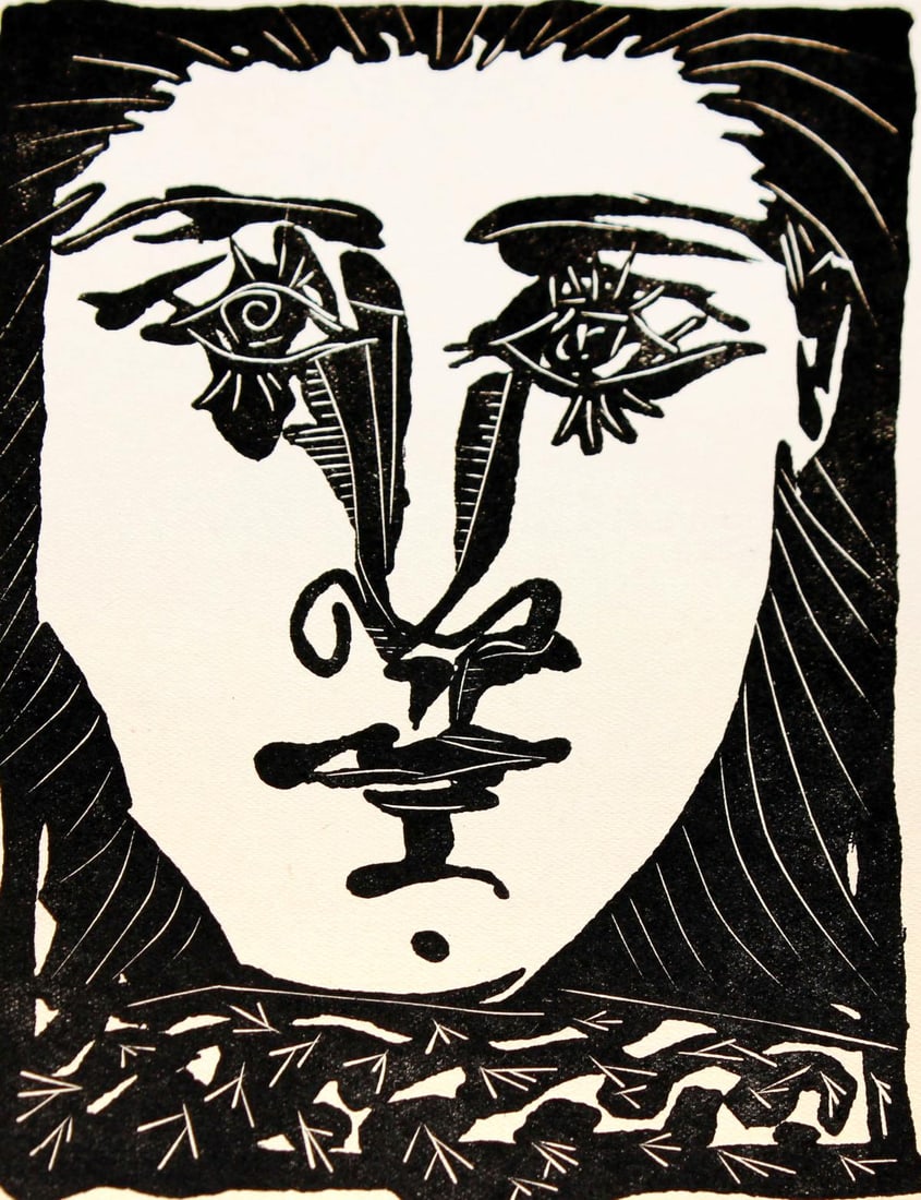 Pablo Picasso - Non Vouloir: Artist: Pablo PicassoTitle: Non VouloirYear: 1942Dimensions: 7.5in. by 5.5in.Edition: From the rare limited edition of 420Publisher: Editions Jeanne Bucher; ParisSuite: Non VouloirMedium: Original