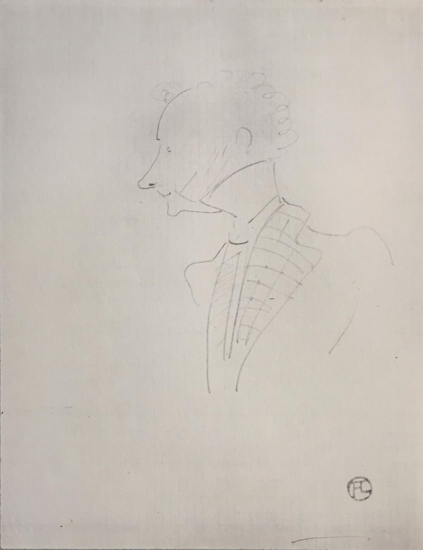 Henri Toulouse-Lautrec (After) - Untitled IV from 70: Artist: Henri Toulouse-Lautrec (After) Title: Untitled IV from 70 Dessins de Henri de Toulouse Lautrec Year: 1930 Dimensions: 12in. by 17in. Edition: V from the rare limited e