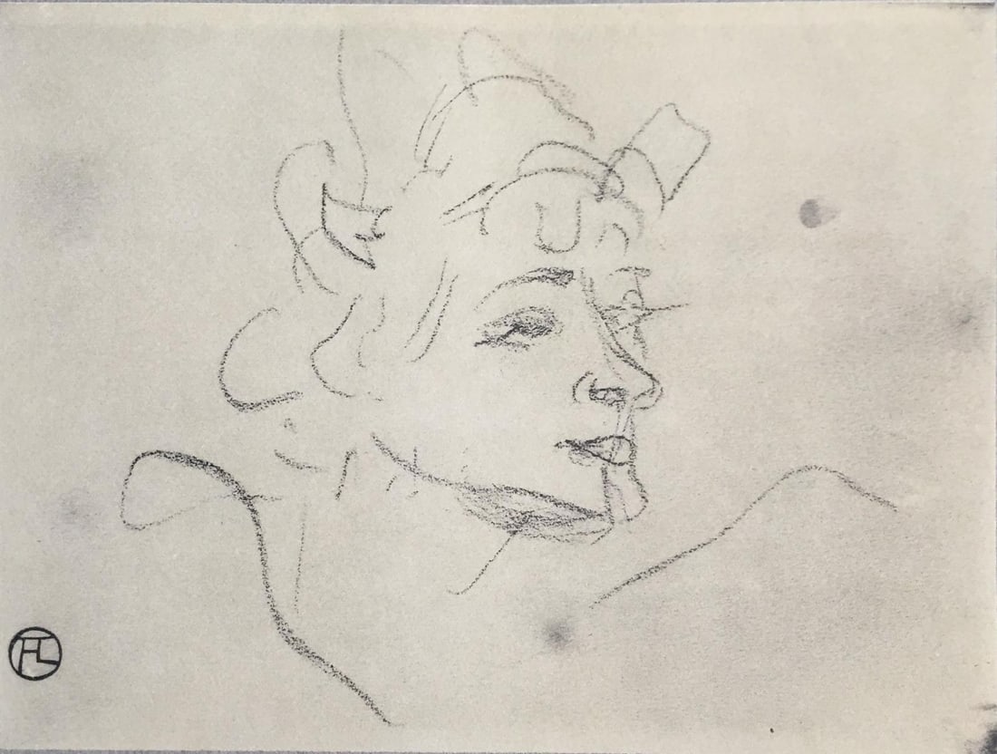 Henri Toulouse-Lautrec (After) - Untitled VI from 70: Artist: Henri Toulouse-Lautrec (After) Title: Untitled VI from 70 Dessins de Henri de Toulouse Lautrec Year: 1930 Dimensions: 12in. by 17in. Edition: V from the rare limited e