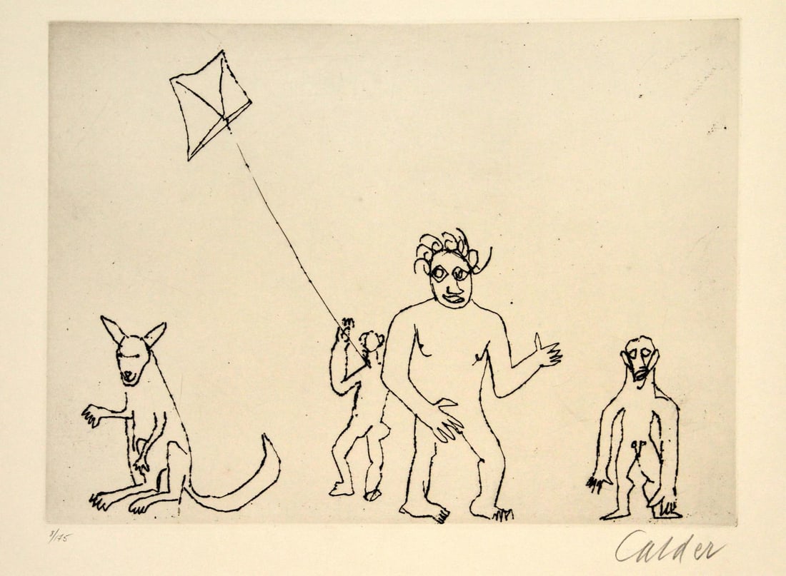 Alexander Calder - Santa Claus VII (1 of 2)