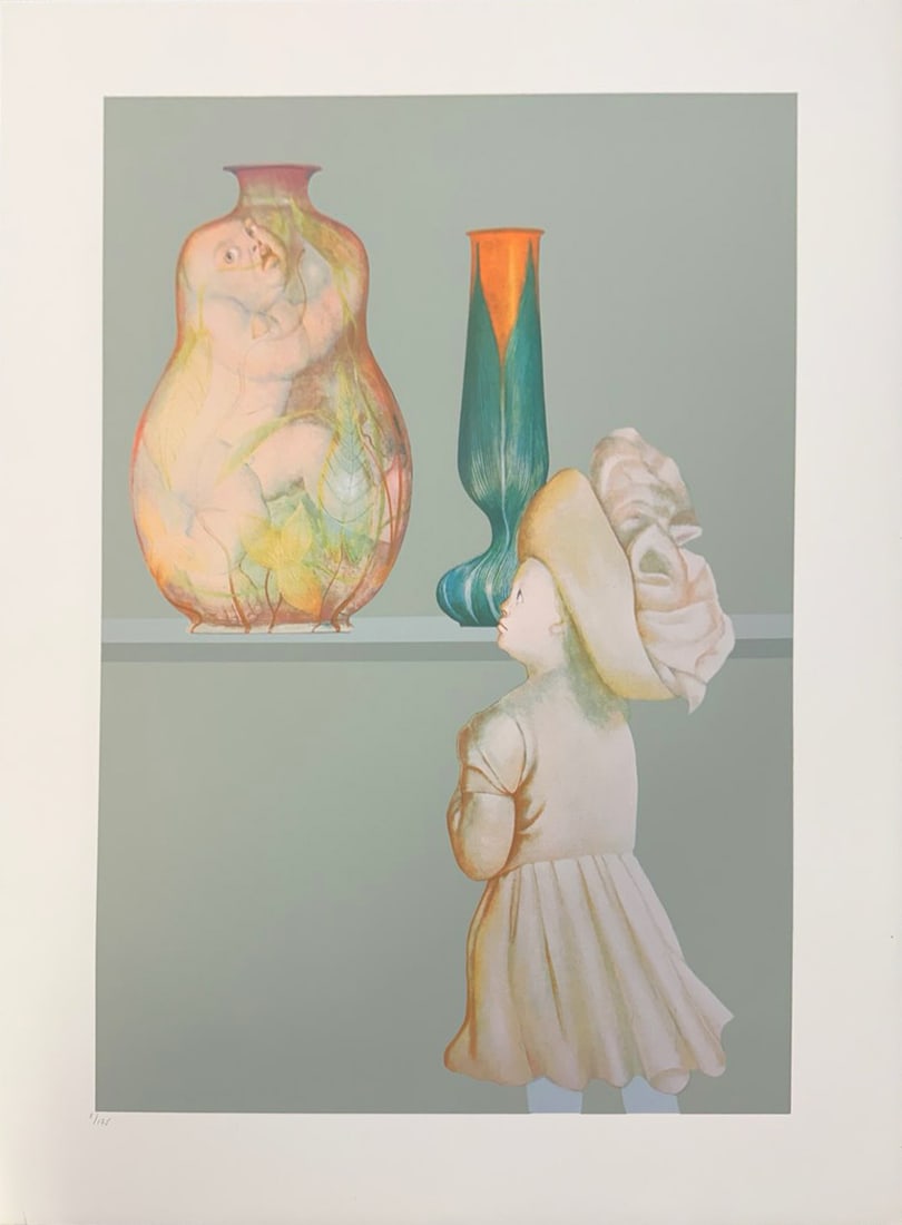 Leonor Fini - Lecon de Fragilite: Artist: Leonor Fini Title: Lecon de Fragilite Year: 1976 Dimensions: 26 3/4 x 20 1/2 in. Edition: From the rare limited edition of 175 Publisher: Editions Du Ta