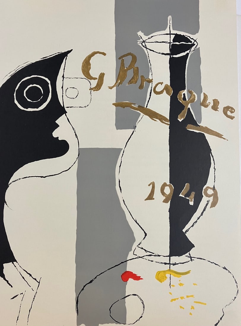 Georges Braque - Une aventure methodique: Artist: Georges Braque Title: Une aventure methodique Year: 1963 Dimensions: 11in. by 15in. Edition: From the Rare Limited Edition Publisher: Maeght Paris <