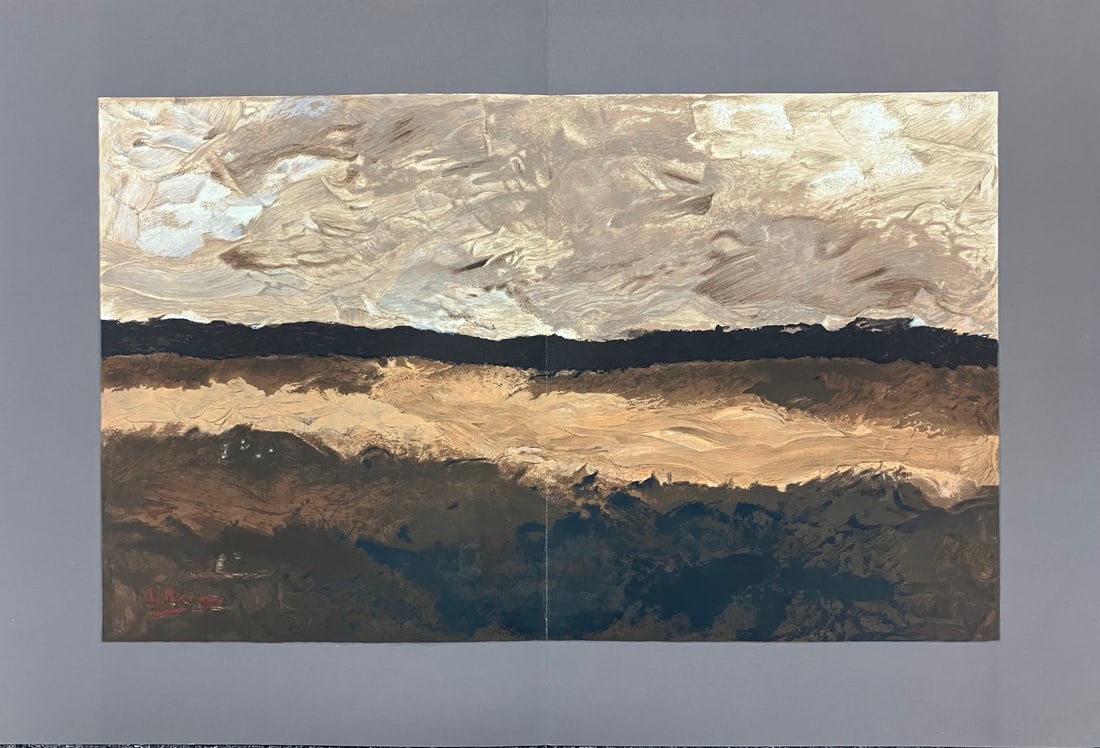 Georges Braque - Les Champs: Artist: Georges Braque Title: Les Champs Year: 1963 Dimensions: 22in. by 15in. Edition: From the Rare Limited Edition Publisher: Maeght Paris Suite:<