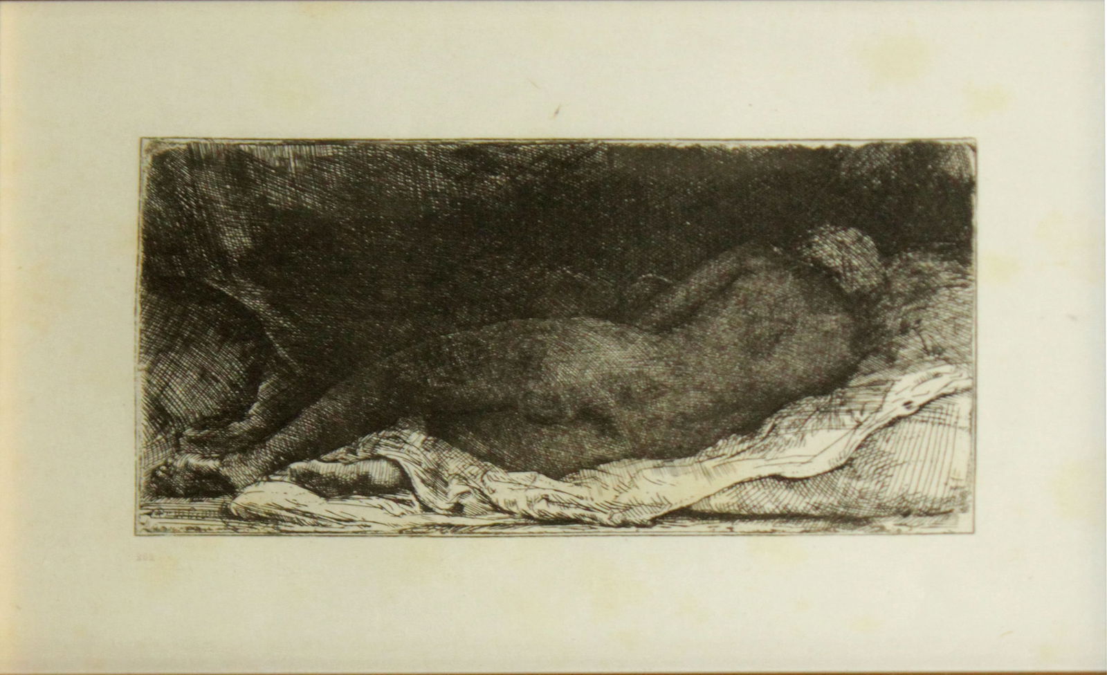 Rembrandt van Rijn (after) - La Negresse Couchee (1 of 1)