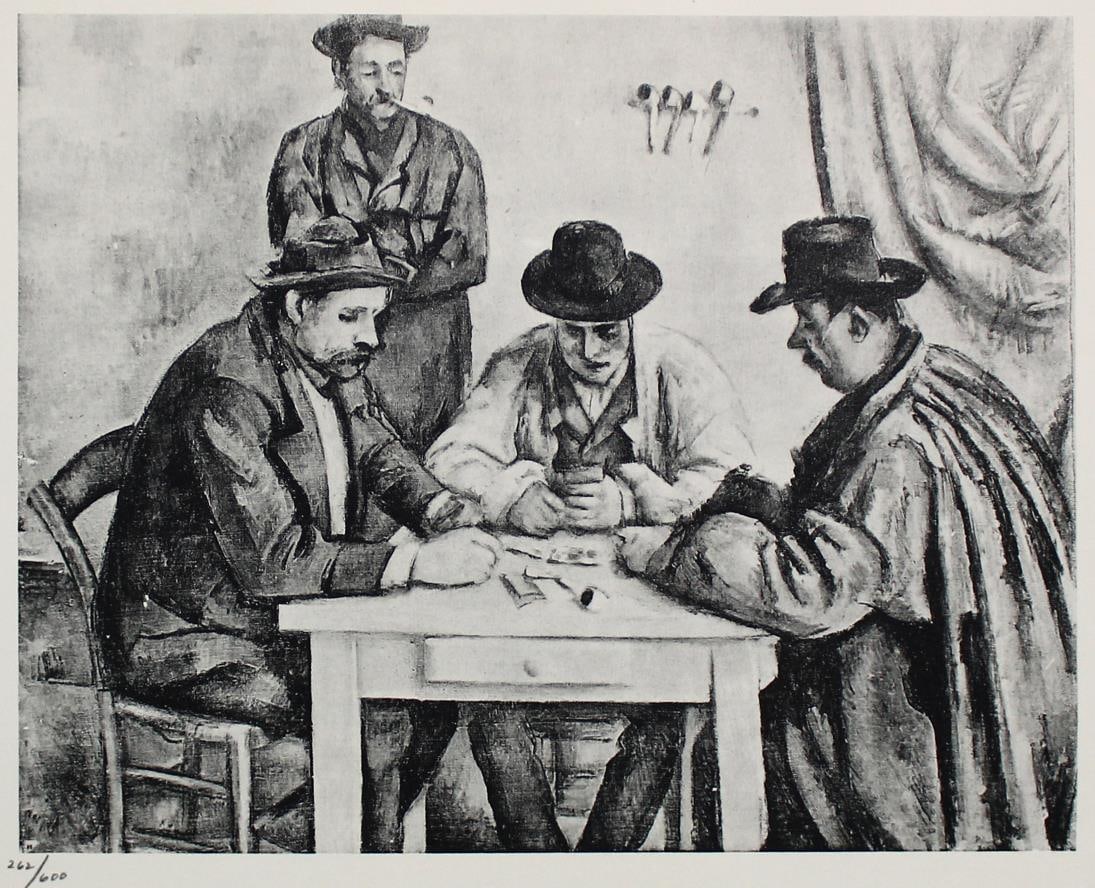 Paul Cezanne (After) - La Partie de Cartes (1 of 1)