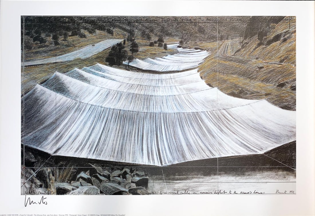 Christo - Over The River Project V (1 of 1)