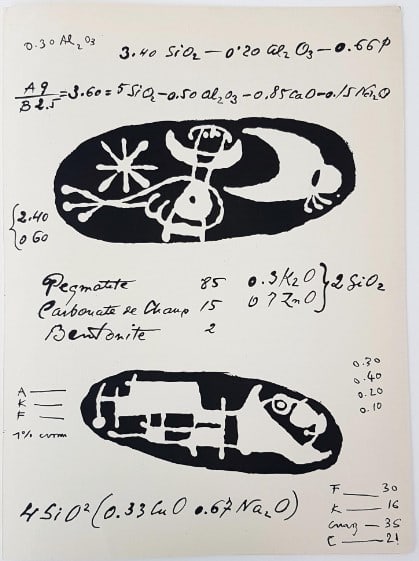Joan Miro - Untitled From Derriere Le Miroir: Artist: Joan Miro Title: Untitled From Derriere Le Miroir Year: 1956 Dimensions: 15in. by 11in. Edition: From the Rare Limited Edition Publisher: Mourlot Paris<