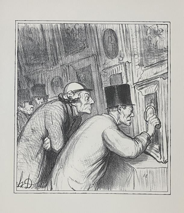 Honore Daumier - Taking a Close Look (1 of 1)