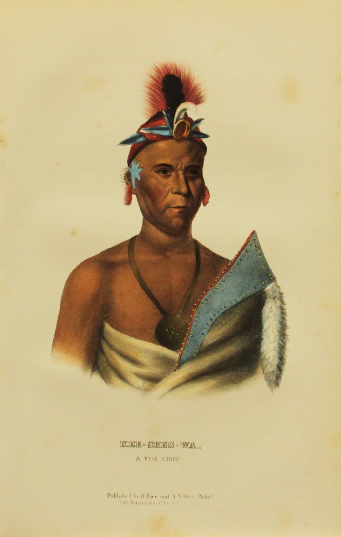 Charles Bird King - Kee Shes Wa A Fox Chief (1 of 1)