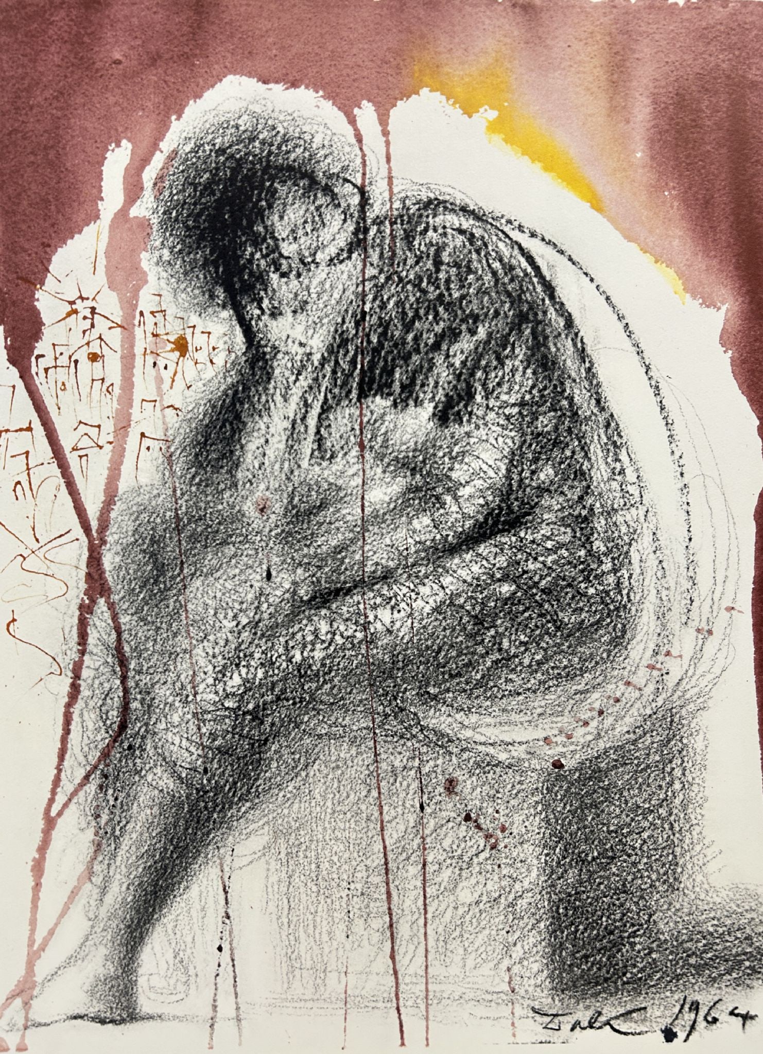 Salvador Dali - Lonely Sits The City That Was Full Of People (from Biblia Sacra): Artist: Salvador DaliTitle: Lonely Sits The City That Was Full Of People (from Biblia Sacra)Year: 1969Dimensions: 19 x 13 3/4 in.Edition: from the limited edition of 1499Publisher: Rizzoli Editions,