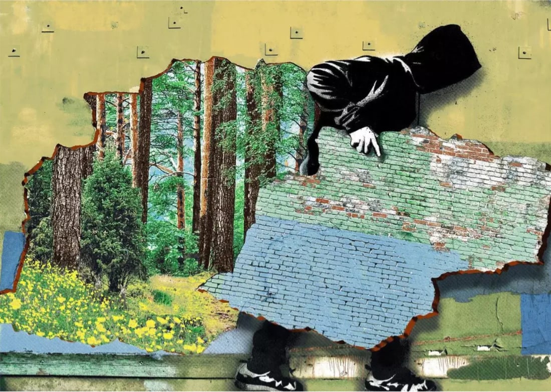 Hijack - Reveal Your True Nature: Artist: HijackTitle: Reveal Your True NatureYear: 2023Dimensions: 22 1/2in. by 22 1/2in.Edition: Numbered from the Rare Limited Edition of 50Medium: Original Screenprint in colors on Somerset Velvet