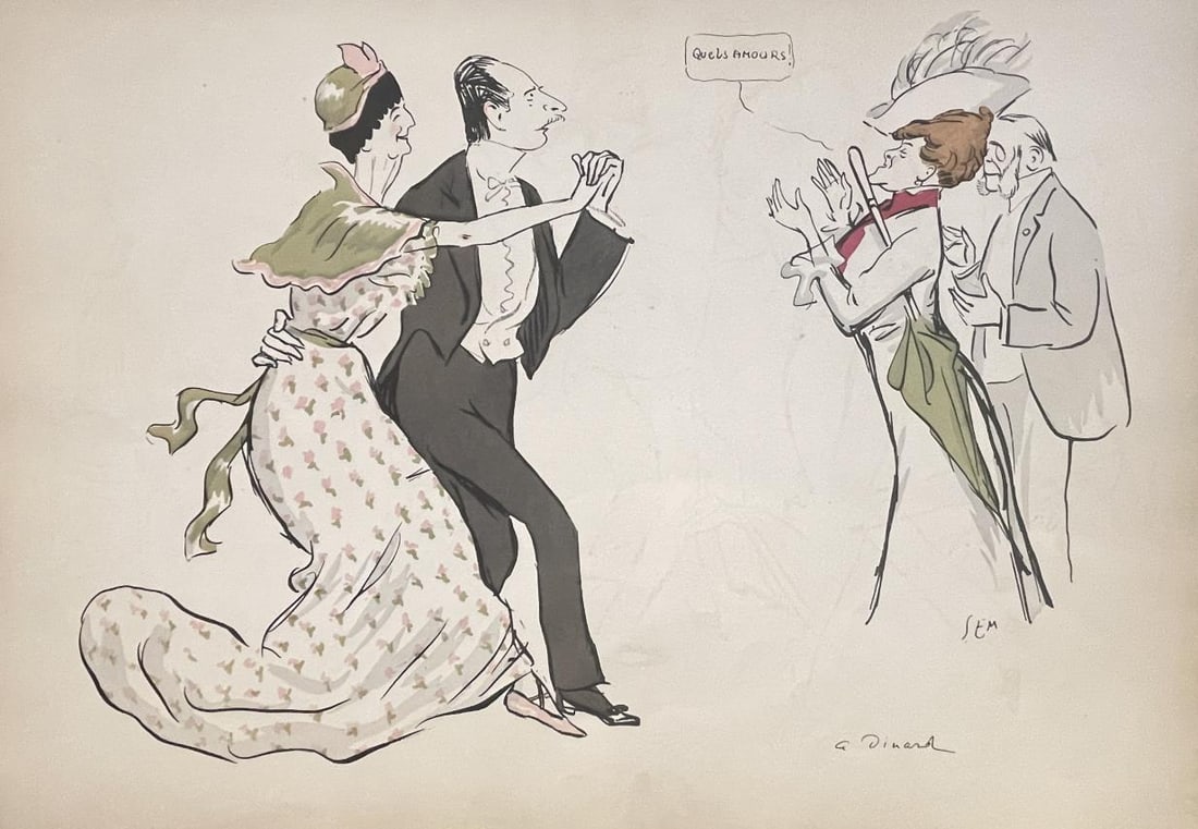 Sem (Georges Goursat) - Plate 2 From Tangoville (1 of 1)