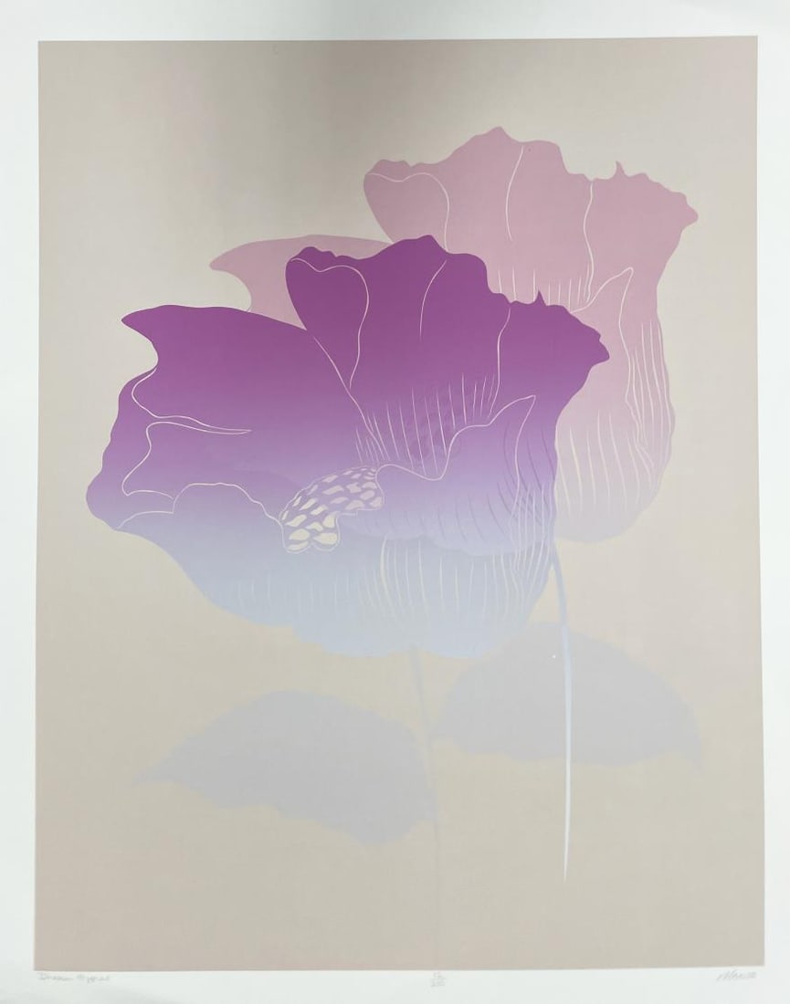Marco - Dream Poppies: Artist: Marco Title: Dream Poppies Dimensions: 22in. by 27 1/2in. Edition: From the Rare Limited Edition of 200 Medium: Serigraph in Colors on Paper Condition: