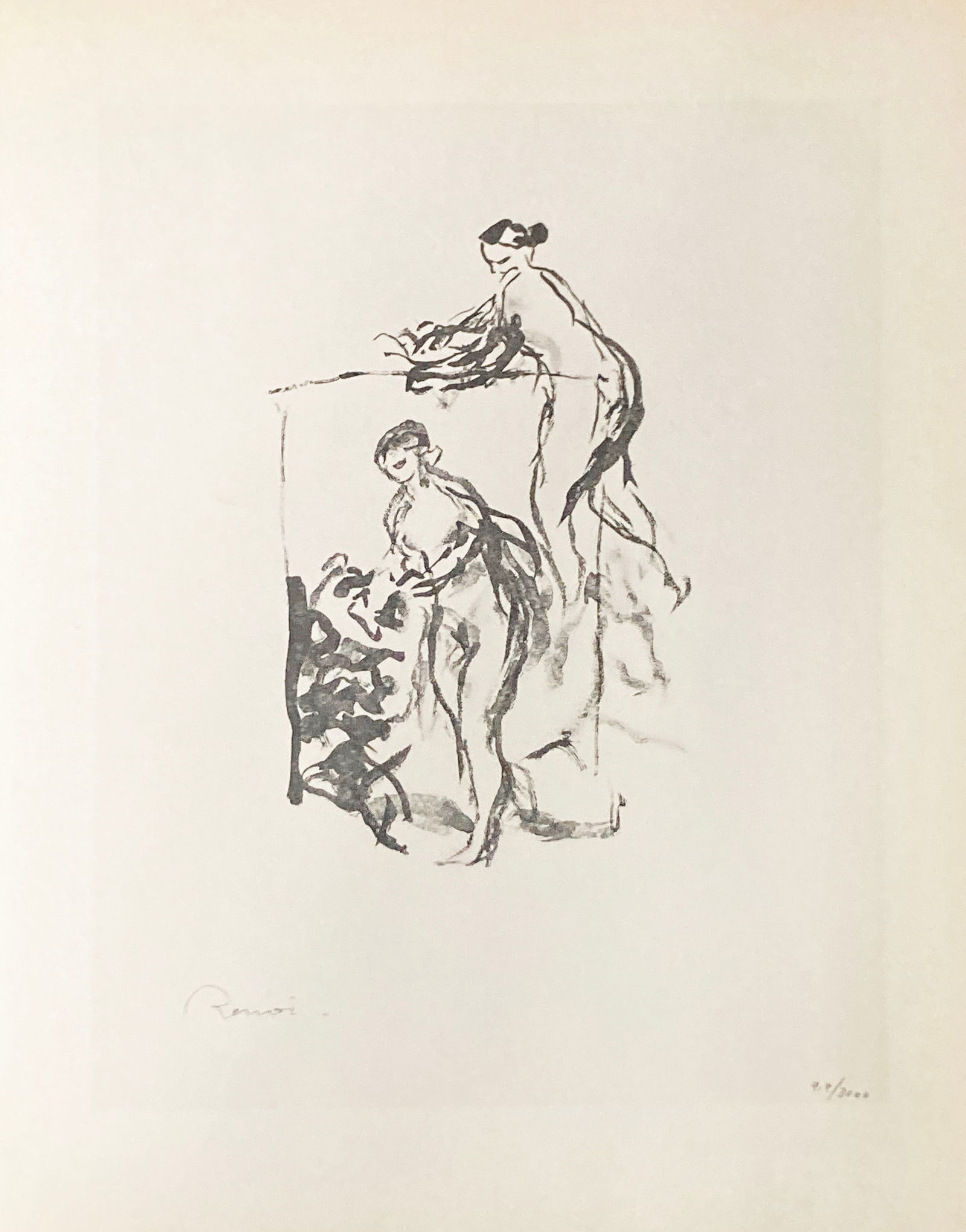 Pierre-Auguste Renoir (After) - Femme Au Cep de Vigne 4 (1 of 1)