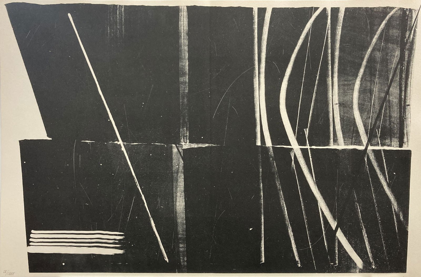 Hans Hartung - Lithograph VII from Farandole (1 of 1)