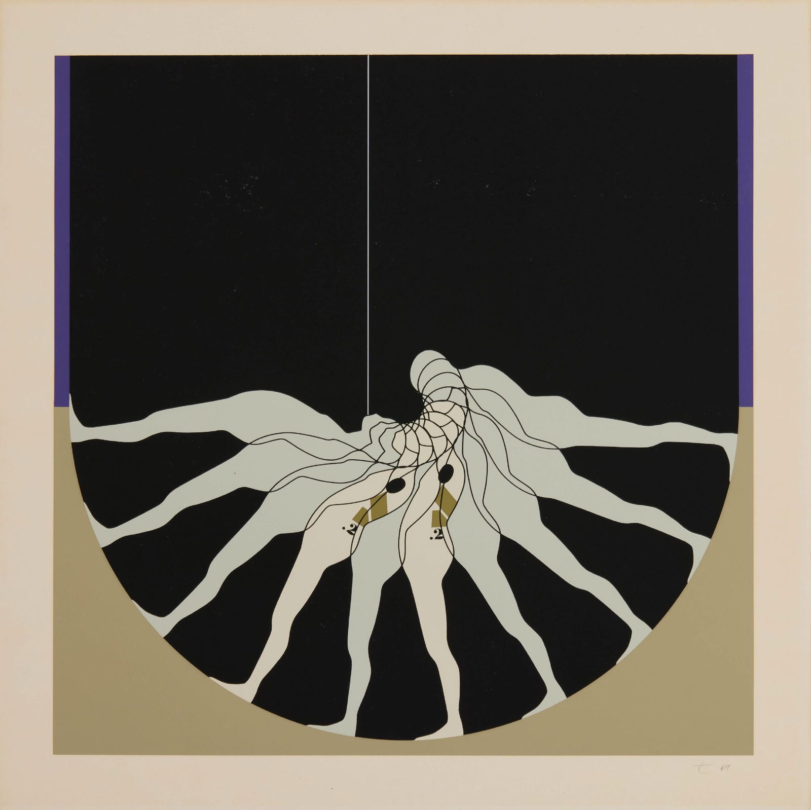 Ernest Trova - Untitled (from Falling Man Manscapes portfolio) (1 of 1)