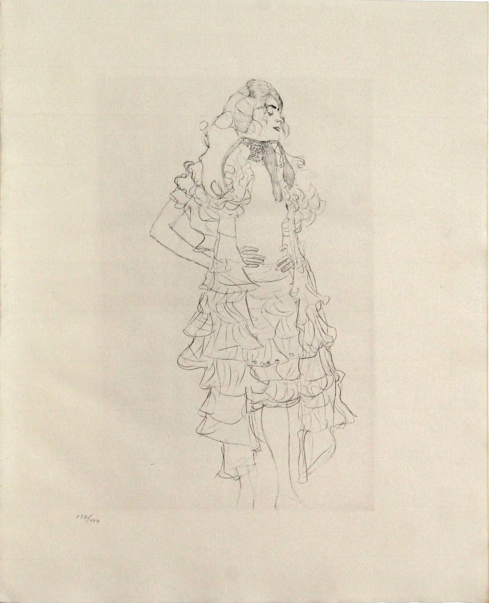 Gustav Klimt - Untitled from "des Lukian": Artist: Gustav Klimt Title: Untitled from "des Lukian" Year: 1907 Dimensions: 11in. by 14in. Edition: From the rare and limited edition of 450 Publisher: Julius